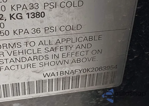 2019 Audi Q5 45 Premium from USA, damaged, VIN WA1BNAFY0K2063954